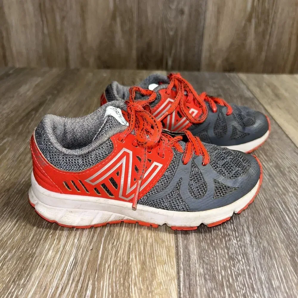 New Balance Vazee Rush Sneaker Shoes Kids Youth US Size 11.5 Red Gray KJRUSGOP